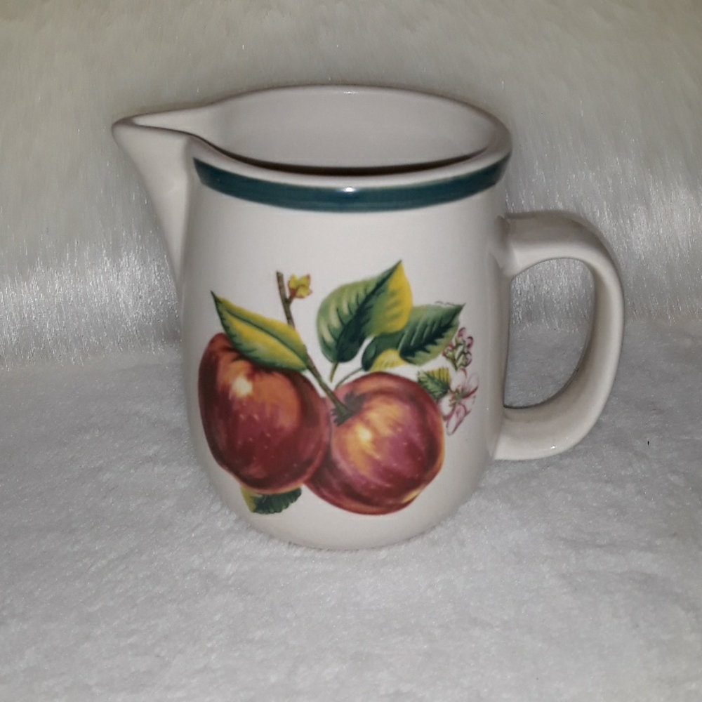 Casuals Apple Creamer Ceramic Pitcher